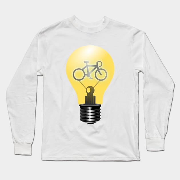 Electric bike Long Sleeve T-Shirt by mailboxdisco